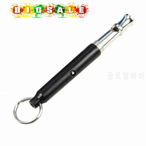 Pet Dog Training Whistle Ultrasonic Supersonic Sound Pitch Quiet Trainning Whistles Dog Training Obedience Black Whistle Tools
