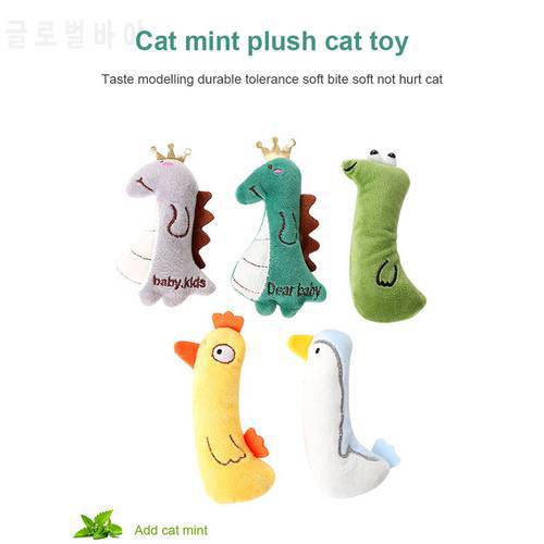 Cat Grinding Catnip Toys Interactive Plush Cat Toys Kitten Playing Toys Cat Chewing Toys Pet Cat Supplies