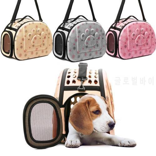 Travel Pet Bag Cat God Carriers Bags Breathable Folding Small Dog Outdoor Shoulder Bag Folding Cats Carrying Comfort Handbag