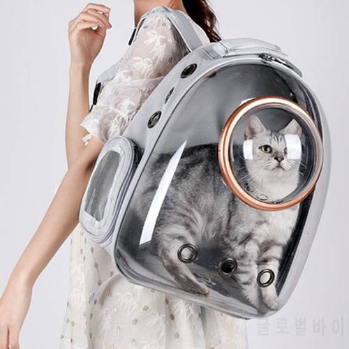 Cat bag summer space capsule large size cat outing bag portable cute cat storage backpack oversized pet summer