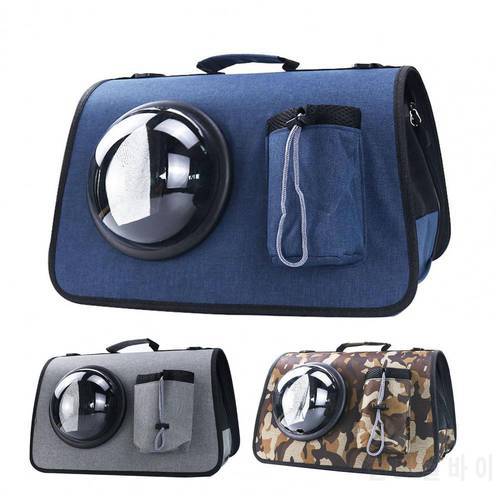 Breathable Transparent Clear Messenger Bag Multiple Usage Cat Carrier Pocket Design Cat Carrier with Shoulder Strap