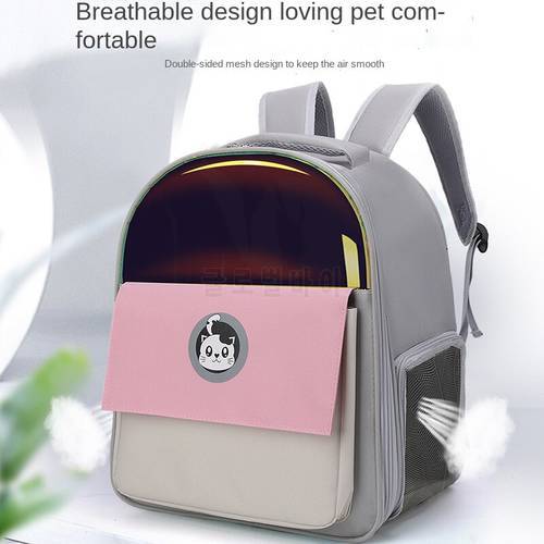Cat Portable Space Capsule Pet Backpack Multifunctional Cute Pet Bag Breathable Design Cat Accessories Carrier for Cat