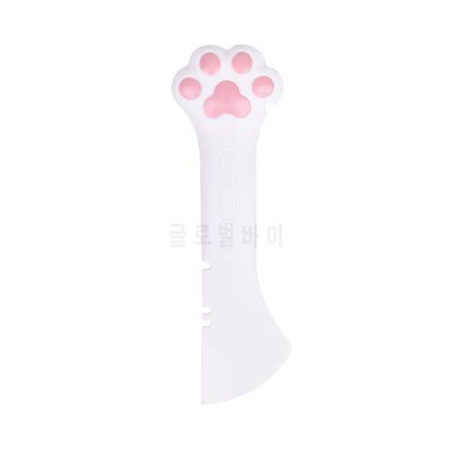 2 In 1 Canned Food Spoon Silicone Cat Claw Can Opener Fresh Keeping Dog Cat Pet Feeder Supplies Shipping
