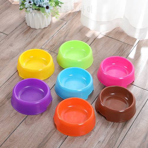S Size Children Kitchen Toy Pet Feeder Small Plastic Single Bowl Cat Dog Food Feeding Water Bowl Play house Toys