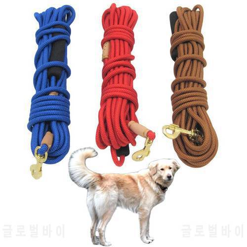 3m 5m 10m 15m 20m 30m Dog Leash Long Recall Training Tracking Obedience Puppy Pet Lead Dog Mountain Climbing Rope