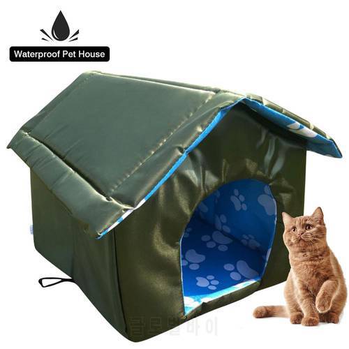New Outdoor Pet House Waterproof Thickened Cat Nest Tent Cabin Cat Kennel Portable Travel Nest Pet Carrier Wholesale