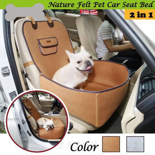 Retro Pet Car Bag for Dog Co-Driving Bicycle Seat Cushion Dog Front Rear Car Cushion Backpack Easy to Travel