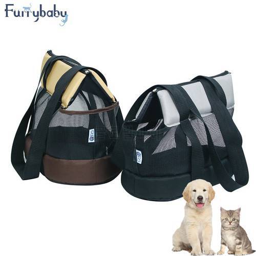 Breathable Pet Carrier Bag Net Yarn Cat Handbag Single shoulder Small Dog Bag Portable Pet Travel Carrier Bags Airline Approved