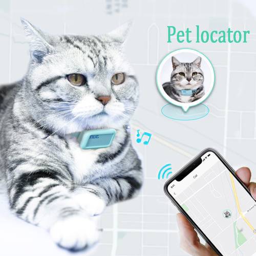 GPS Pet locator collar cat smart positioning tracker Lightweight bluetooth anti-lost collar Cat accessories Pet supplies