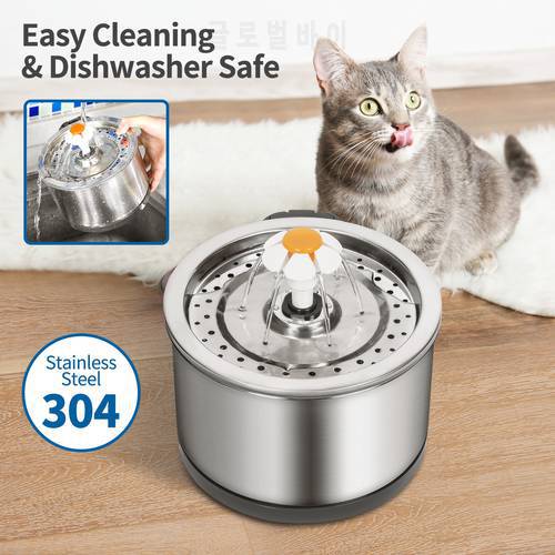 Pet Cat Dod Water Fountain Dog Drinking Bowl USB Automatic Water Dispenser Super Quiet Drinker Auto Feeder Pet Products Supplies