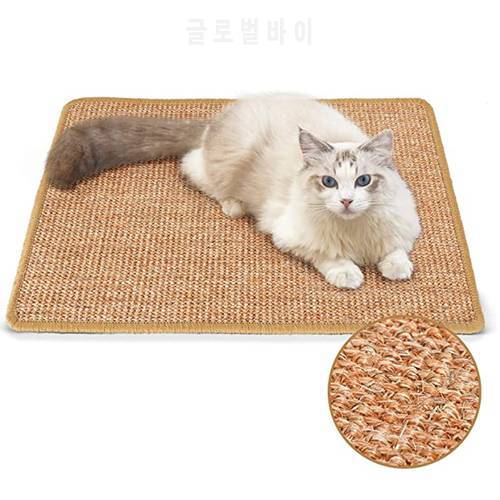 Cat Scratch Mats Durable Sisal Cats Scratcher Cat Toy for Indoor Cats Grinding Claws and Protecting Furniture Couch Carpets