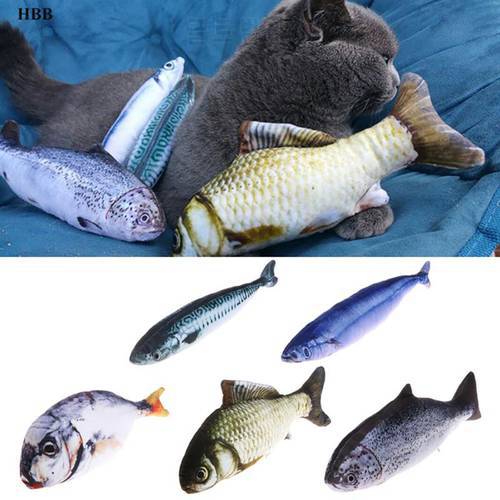 1PC Creative Cat Toy Fish Shape Bite Resistant Catnip Cat Toy Pet Chew Toys Pet Interaction Supplies Cat Favors