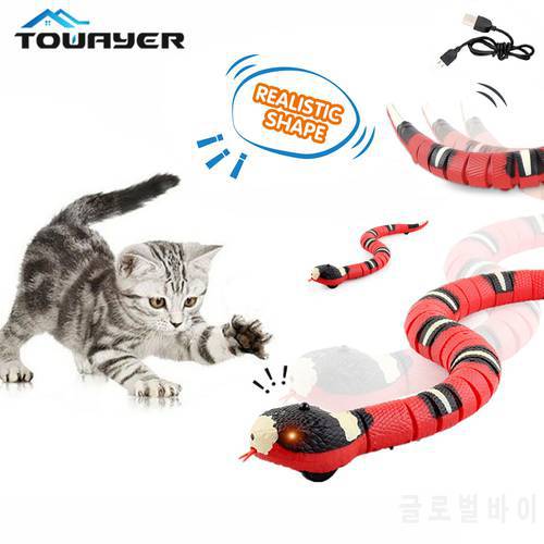 Intelligent Induction Snake Interactive Cat Toy Electronic Snake Toy Usb Charging Pet Dog Kitten Game Toy Cat And Dog Pet Toy