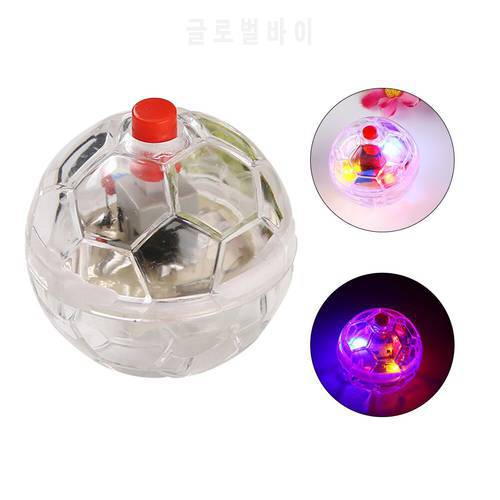 3pcs Cat Flash Ball Led Colour Changing Battery Powered Paranormal Equipment Ghost Motion Light Up Pet Toy Interactive