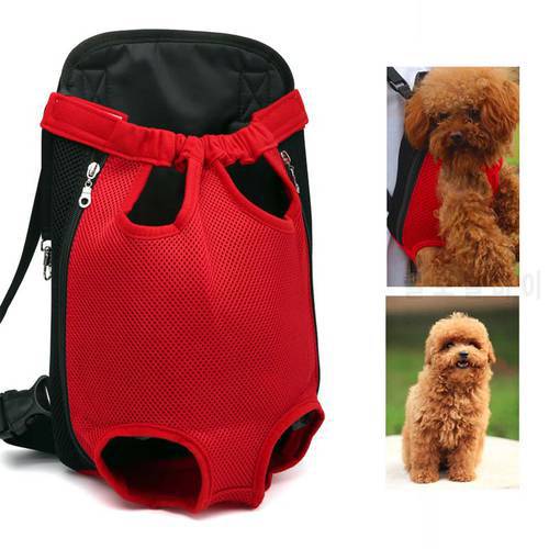 Pet Dog Carrier Backpack Cat Puppy Outdoor Travel Bag Breathable Mesh Pet Carrying for Small Dogs Cats Chihuahua Chest Package