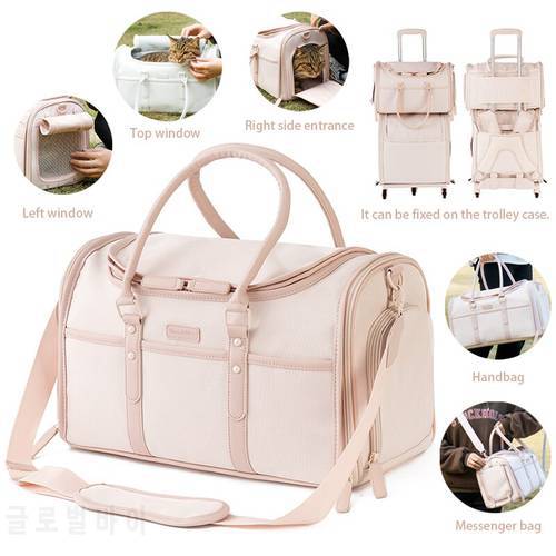 Pet Cat Carrier Bag Dog Backpack Breathable Cat Travel Outdoor Shoulder Bag For Small Dogs Cats Portable Cat Carrying Bag New