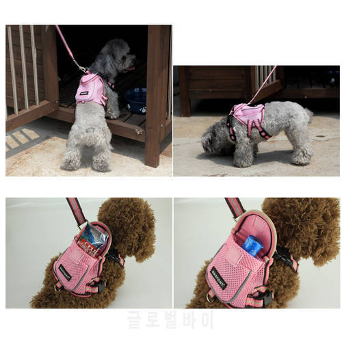 Fashion Sports Pet Dog Backpack Luxury Mesh Pink Coffee Puppies Small Animals School Bag With Leash Set For Chihuahua Yorkshire