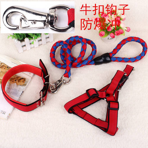 Trendy Leashes Dogs All Seasons Pet Collar Nylon Soft Comfortable Size Adjustable Durable Cost-effective Don&39t Hurt Hands