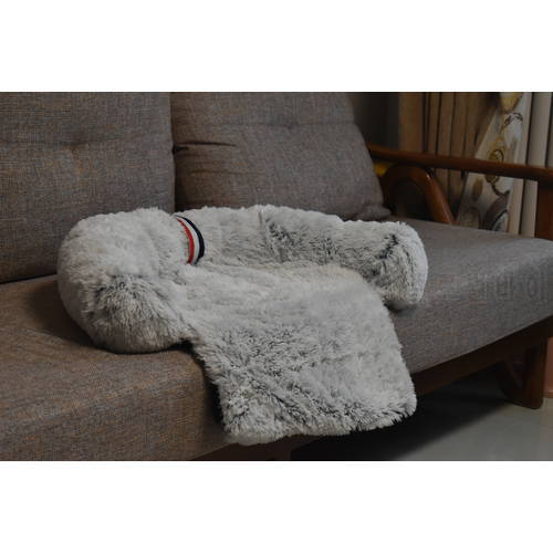 2021 Hot Selling Super Soft Cat Beds Mat Round Long Plush Dog House Velvet Mats Sofa For Dog Basket Pet Bed