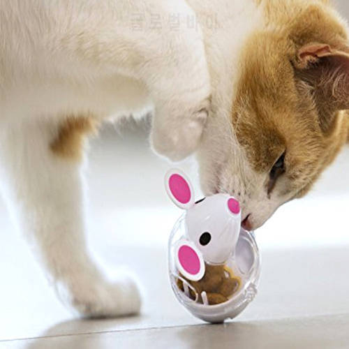 New Cat Bowl Food Leakage Toy Cat And Dog Food Bowl Drum Leakage Food High Quality Cute Pet Feeder Pet Dog Cat Interactive 2022