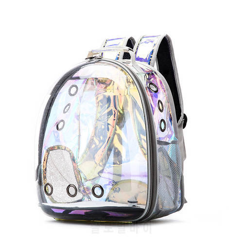 Pet Backpack Cat and Dog Go Out Breathable Space Capsule Reflective Pet Bag Portable Transparent Travel Backpack Fashion Cat Box