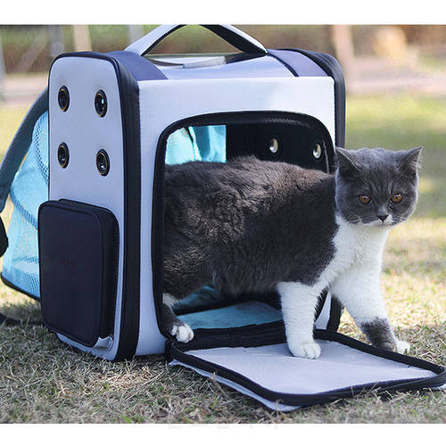 High Quality Astronaut Portable Cat Travel Bag Breathable Space Capsule Expendable Carrier Pet Backpack For Cat Dog