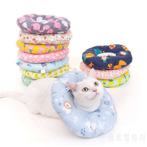 Anti-Bite Lick Cat Dog Elizabeth Collar Aerated Wound Protective Pet Kitten Shame Ring Neckband Anti Scratch Cone After Surgery