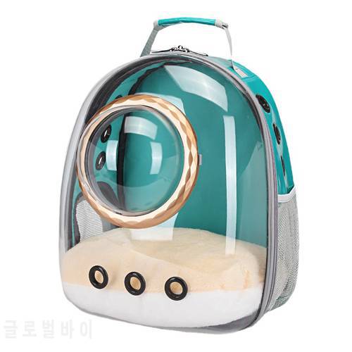 Space Meow-bolsa transparente para gatos, cápsula espacial portátil, mochila para perros, bolsa de escuela gato, mochila pCD