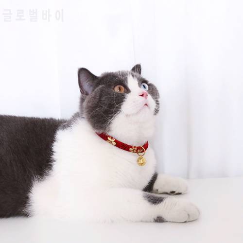 Pet Cat Collar Adjustable Bronzing Chinese Style Zhaocai Nafu / Ping An / With Bell Accessories for Small and Medium-sized Pets