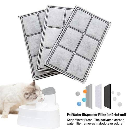 2PCS Premium Replacement Carbon Filters Dog And Cat Water Fountain Filters For Drinkwell Original