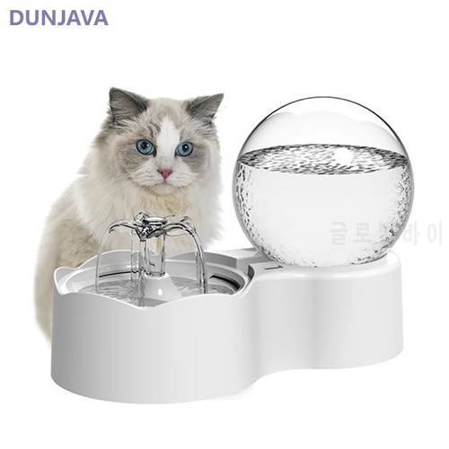 New Cat Water Fountain Pet Dog Mute Drinking Bowl With Motion Sensor Automatic Circulating Water Dispenser Filters Feeder