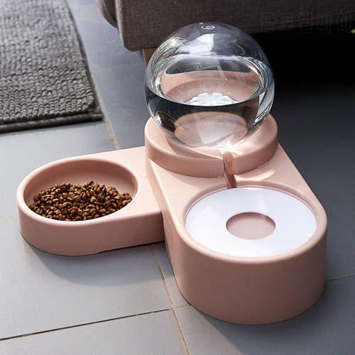 New Bubble Pet Dog Bowls Cat Water Fountain Automatic Pet Feeder For Dogs Cats 1.8L Pet Drinking Dispenser Dog Double Bowl