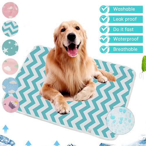 Dog Urine Pad Waterproof Pet Diaper Mat For Cats Dogs Reusable Puppy Training Pad Breathable Pet Pee Pad Dog Accessories