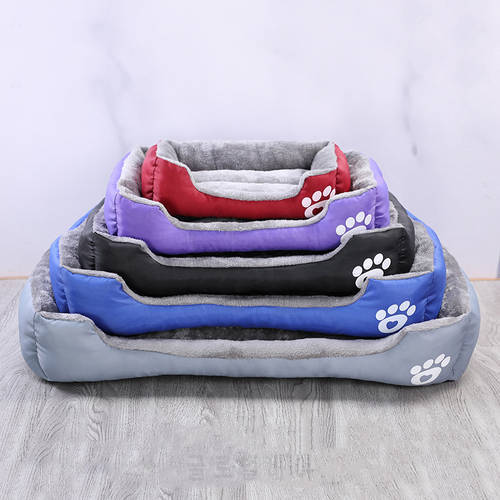 High-quality Dog Kennel Warm Four Seasons Oxford Cloth PP Rebound Cotton Cat Kennel Pet Bed Dog Pad Small Medium and Large Mats