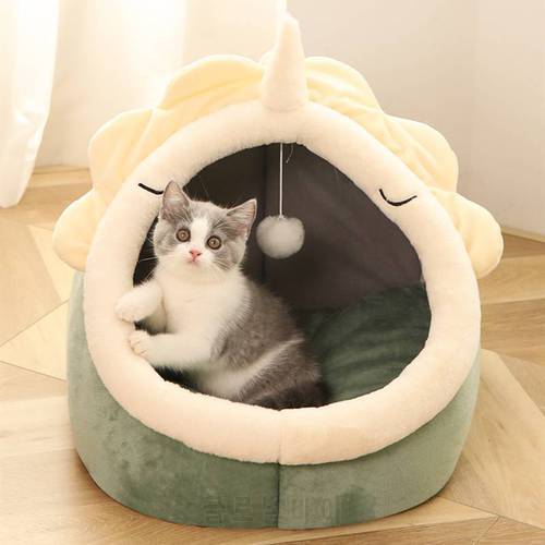 Comfortable Pet Cat House Animal Design Four Seasons General Removable Kennel Cushion Semienclosed Pet Products
