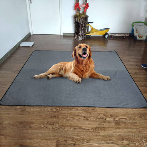 Extra Large Dog Pee Pads Blanket Washable Puppy Pads Mat with Fast Absorbent Reusable Waterproof for Training Travel Car Sofa