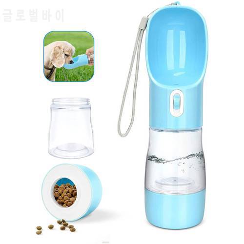 Portable Pet Cat Water Bottle For Dog Drinking Feeder with bowl Dog bowl Durable Outdoors Travel Cat Drinking Dog accessories