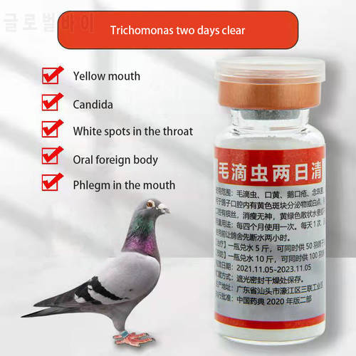 Trichomonas pigeon mouth yellow respiratory tract cleansing nutritional supplement green stool to lose weight loss of appetite