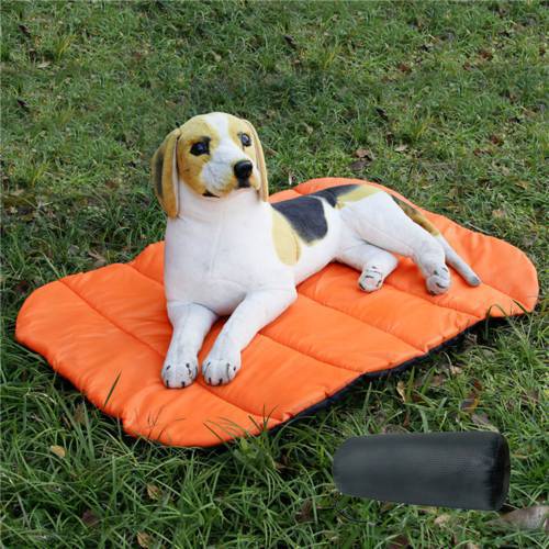 Outdoor Indoor Dog Bed Blanket Foldable Pet Mat Dog Cushion Cat Puppy Waterproof Outdoor Kennel Pet Beds For Camping Travel