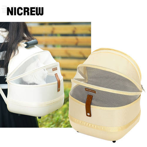 NICREW Pet Carrier Backpack for Cat Dog Portable Breathable Outdoor Carrier Bag for Puppy Travel Transport Bags Cat Accessories