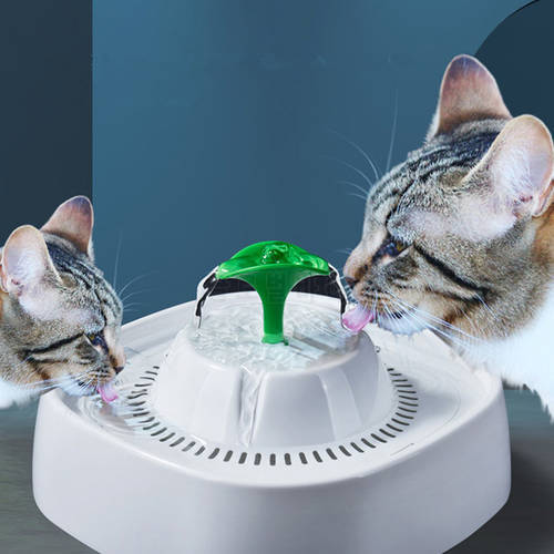 Cat Water Dispenser 1.3L Capacity Tank Universal USB Double-layer Automatic Circulation Cat Drinking Water Artifact Pet Supplies