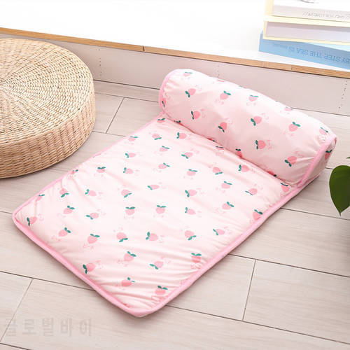 Summer Ice Silk Cooling Pet Pad Cat Cool Pad Kennel Dog Pad Pet Ice Silk Pad Cooling Ice Pad Pet Supplies Pet Beds Dog Kennel