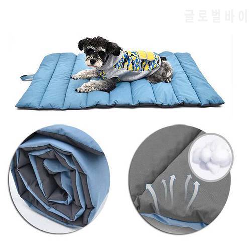 110x68cm Waterproof Outdoor Pet Mat Portable Reversible Bite Resistant Pad Breathable Dog Bed Large Dogs Cat Mattress