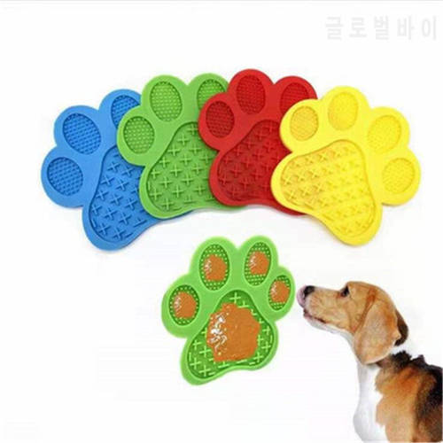 Silicone Dog Licking Sucker Pad mat Cat Lick Placemat Bath Buddy Slow Food Sucker Pad Pet Supplies Automatic Feeder New arrival