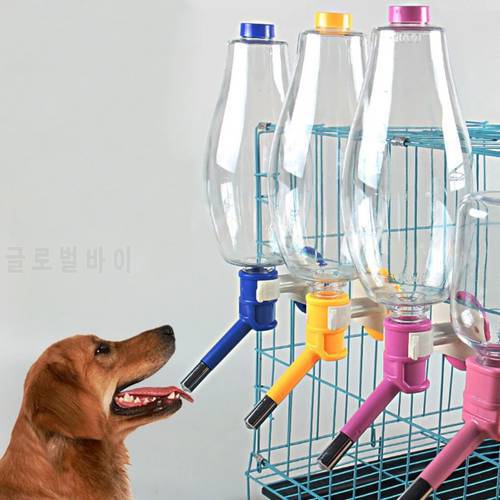 Large Capacity Pet Cat Automatic Drinking for Puppy Dog Waterer Dogs Pet Cage Hanging Bowl Bird Hanging Water Bottle Auto Feeder