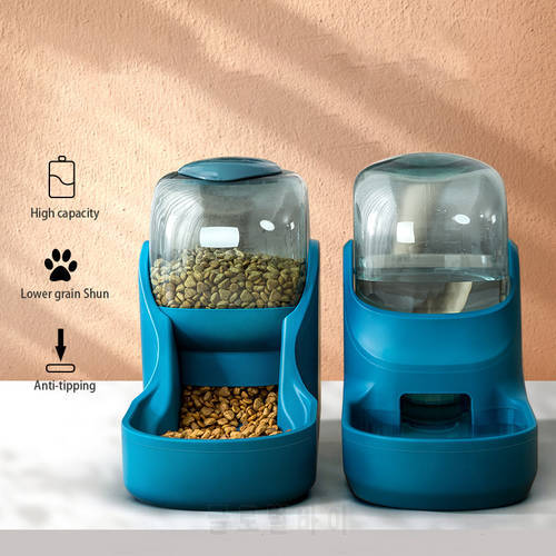 3.8L Pet Bowl Automatic Dog Feeder Large Capacity Cat Water Fountain Dog Water Bottle Pet Feeding Bowls Water Dispenser for Cats