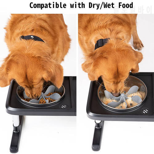 Dog Slow Feeder Bowl Dogs And Cats Feeding Accessories Dog Health Supplies Pet Slow Feeder Dog Bowls To Prevent Choking