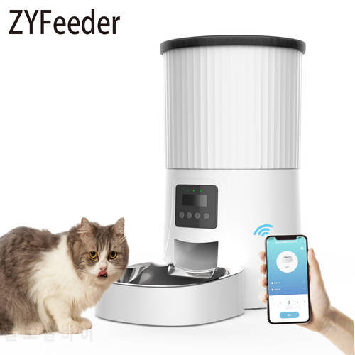 Smart Pet Feeder 4L Large Capacity Support APP WIFI With Camera For Cat Dog Food Dispenser Bowl Automatic