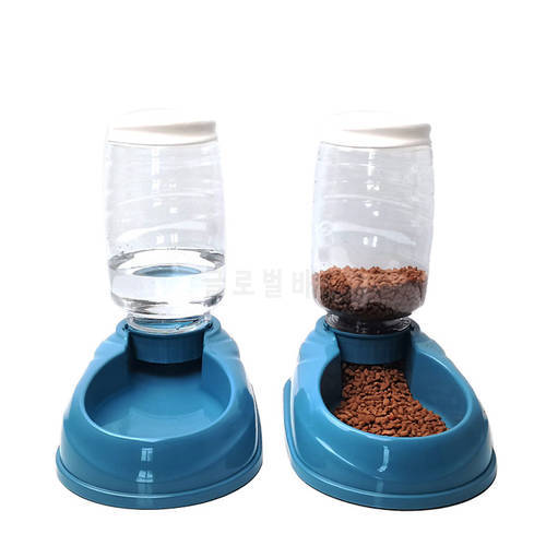 TangPet Pet Water Food Dispenser 1.5L Big Capacity Self-Dispensing Gravity Pet Feeder Waterer Dog Feeding Bowl Drink