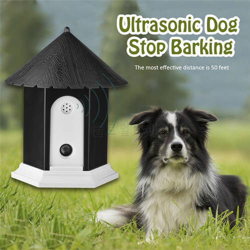 Pet Dog Ultrasonic Anti Bark Controller Outdoor Waterproof Shepherd Dog Bark Deterrent Training Device For No Bark Dog Repeller
